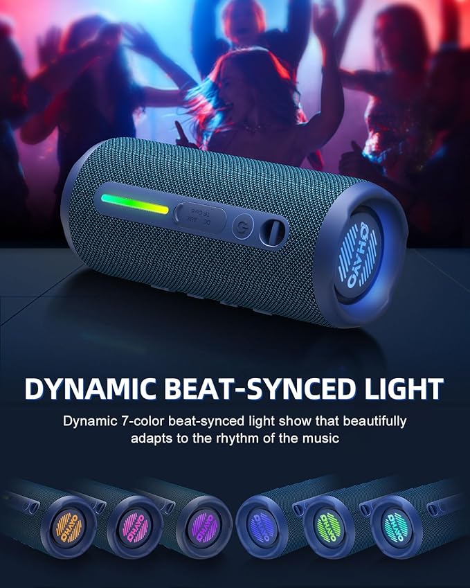 OHAYO Portable Bluetooth Speaker, IPX7 Waterproof Wireless Speaker - Image 6