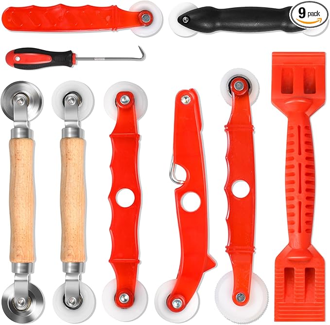 Screen Repair Tool, Window Roller, Spline Installer, 9 in 1 Window Installation by LYASILGC