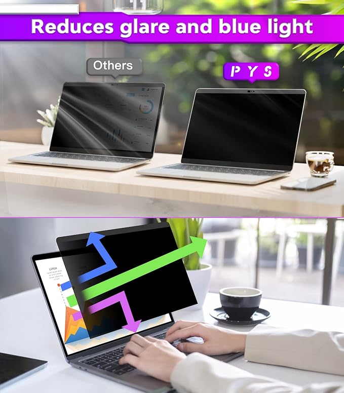 PYS macbook air 13 inch privacy screen Compatible - Image 7