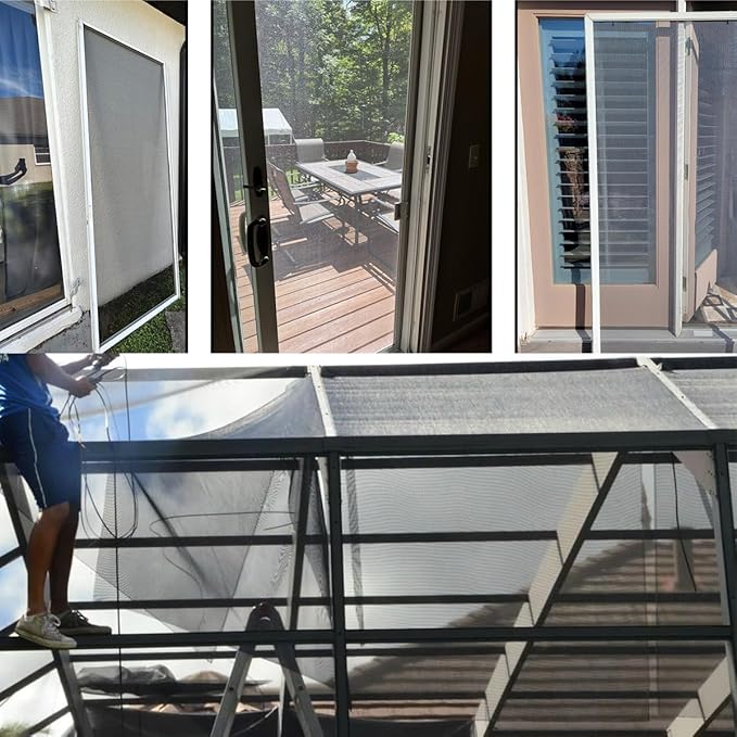 36inch*50ft Window Screens Roll, Replacement Repair Screens Mesh, Cuttable - Image 7