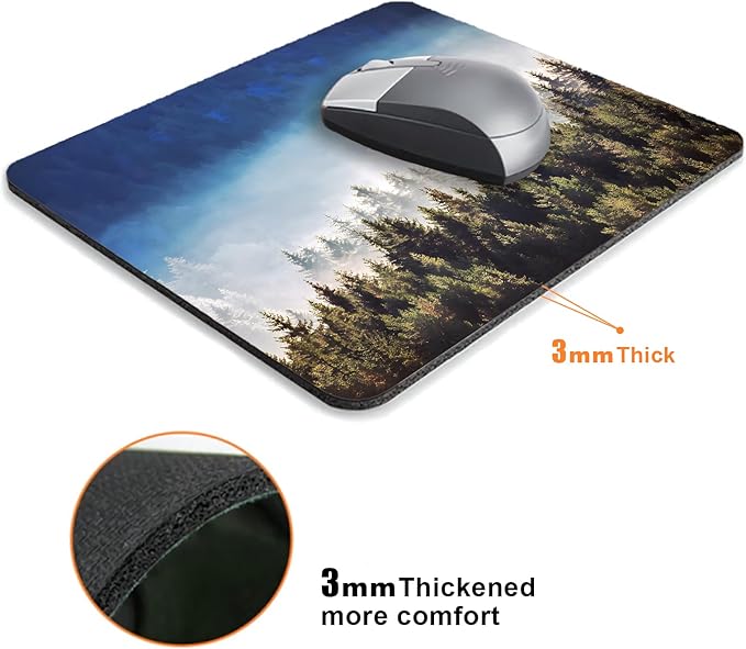 Natural Misty Forest Mouse Pads - Image 3