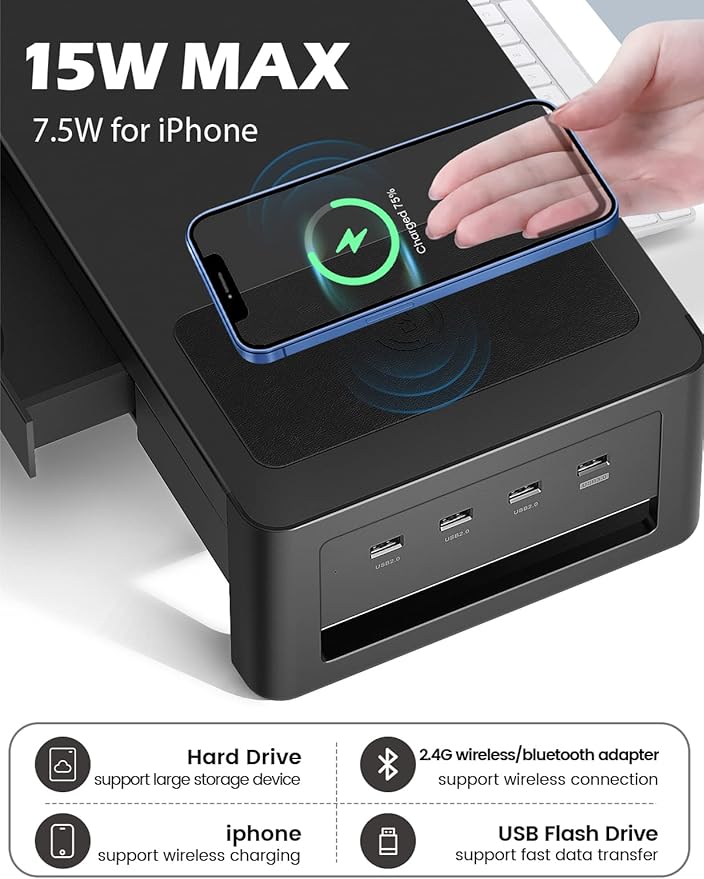 meatanty Dual Monitor Stand Riser - Image 2