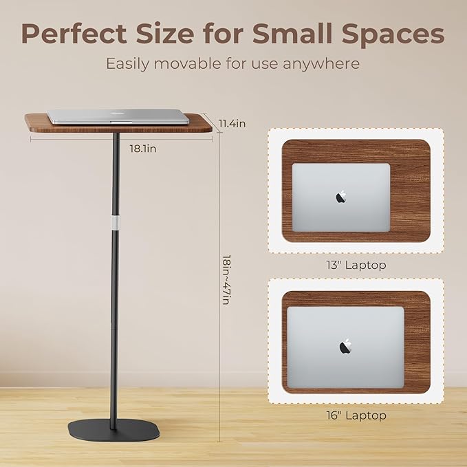 Portable Laptop Floor Stand, Bedside/Sofa Table - Image 6