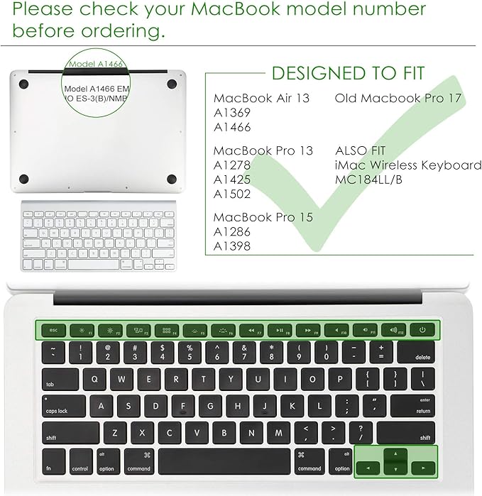 Allinside Blue and Pink Ombre Keyboard Cover Skin - Image 2