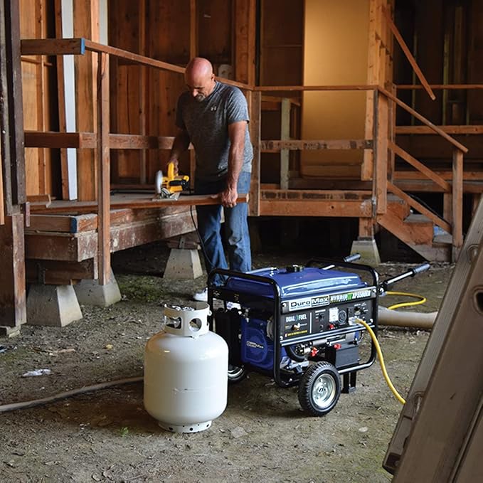 DuroMax XP5500EH 5, 500-Watt Dual Fuel Portable Generator - Image 7