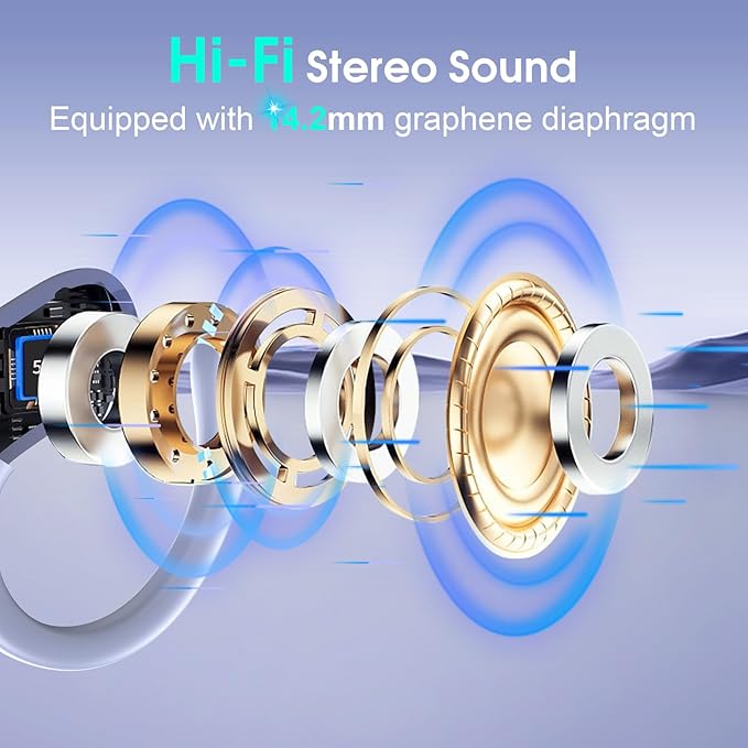 Wireless Earbuds 75hrs Bluetooth 5.4 Headphone Sport, 2025 Bluetooth Earbuds - Image 6