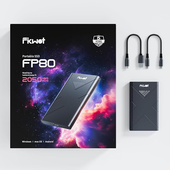 1TB External SSD, Portable SSD, USB 3.2 Gen2x2 External Solid State Drives - Image 8