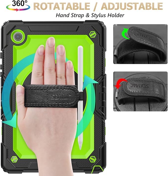 SEYMAC stock Case for Samsung Galaxy Tab A9 8.7'', Full-Body Drop Protection - Image 4