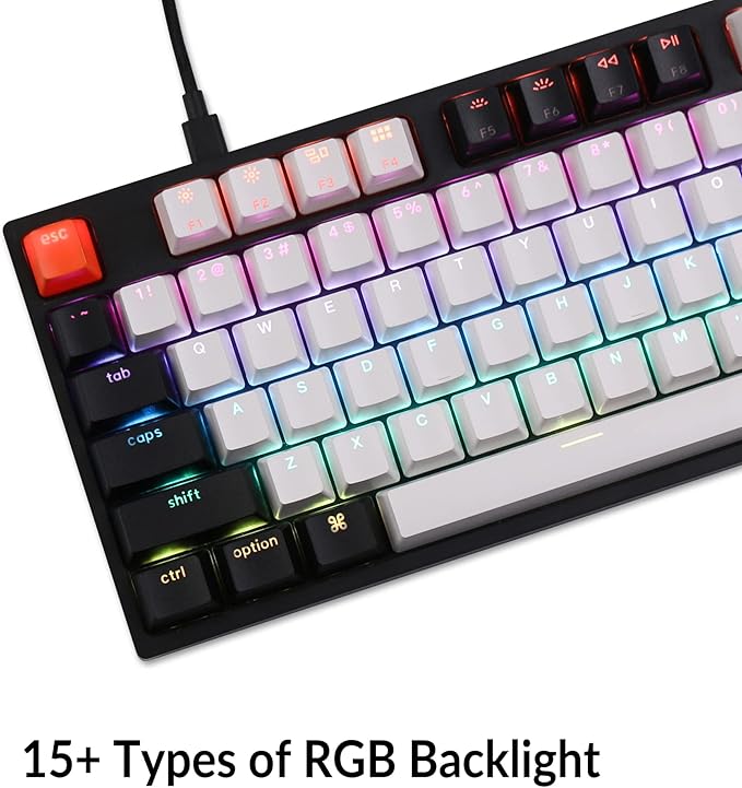 Keychron C1 Wired Mechanical Keyboard TKL, RGB Backlit - Image 6