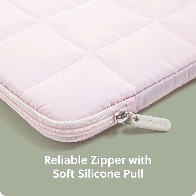 U Brands Nylon Puffer Zipping Large Laptop Sleeve, 9.75" x 13", Computer - Image 4
