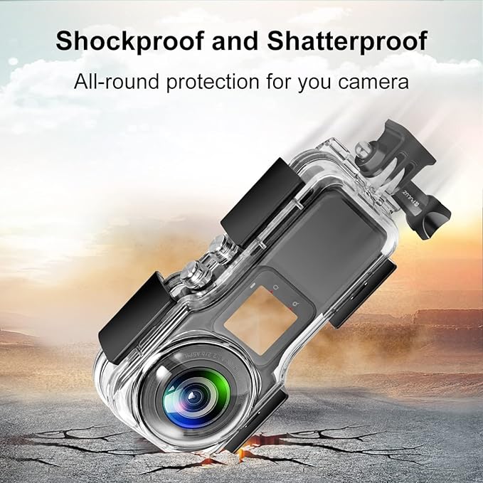 PULUZ 40m/131ft Dive Case for Insta360 One RS 1-Inch 360 Edition - Image 6