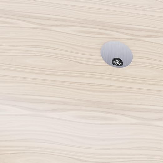 Desk Grommet 3-1/8 Inch 80mm, Zinc Alloy Computer Desk Wire Hole Cover - Image 5
