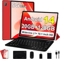 Android 14 Tablet 10 Inch Tablets, 20GB+128GB/1TB Expandable, Tablets by UJJ