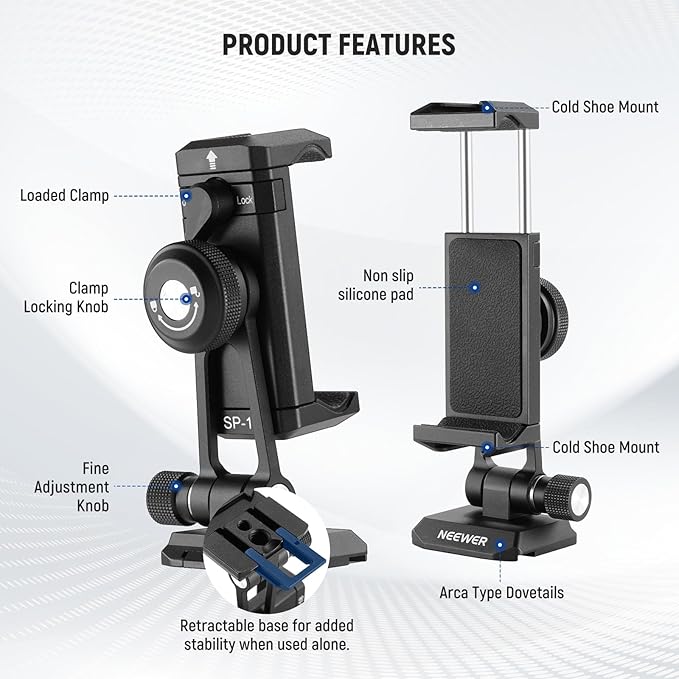 Neewer Phone Tripod Mount Adapter - Image 8