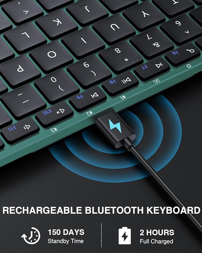 ProtoArc Foldable Bluetooth Keyboard, XK01 Folding Wireless Portable Keyboard - Image 7