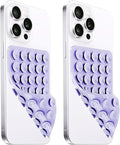 2 Pack Silicone Suction Cup Phone Case Mount Double Sided, Hands-Free Strong by LvShuLiangPin