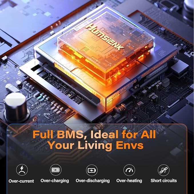 3PACK 12V 100Ah LiFePO4 Lithium Battery MAX Bluetooth 5.0 IP67, 15000+ Deep - Image 8