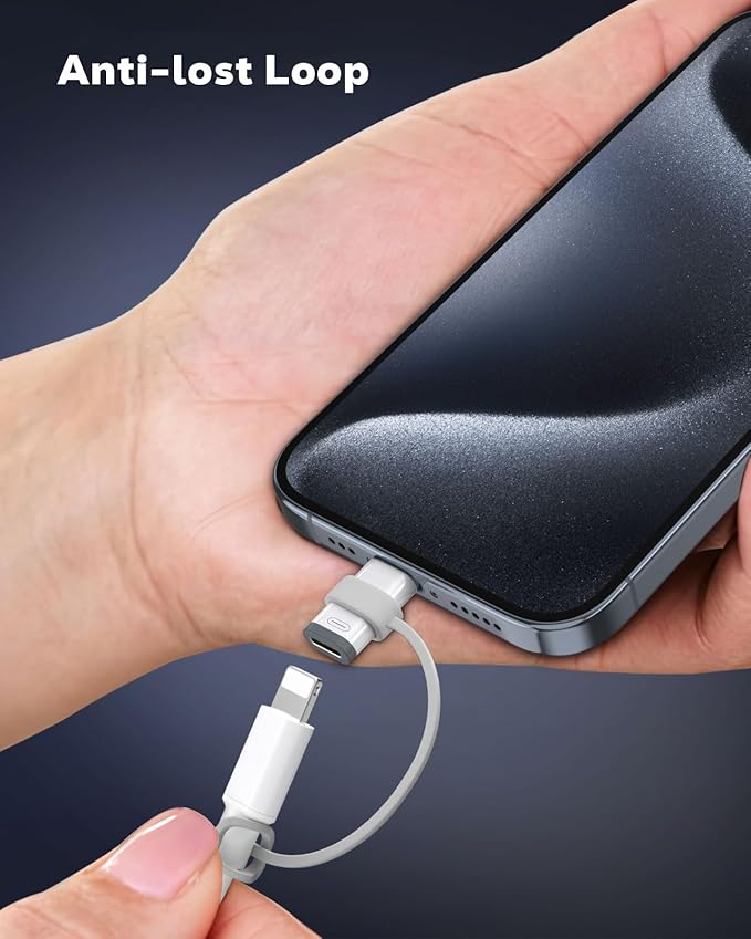 MoKo 2 Pack Lightning to USB C Adapter - Image 5