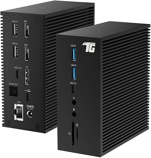 Tiergrade USB C Docking Station Dual Monitor by Tiergrade