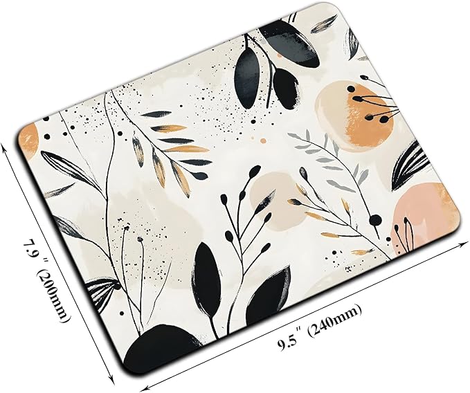 Mouse Pad, Cute Modern Abstract Art Boho Mouse Pads - Image 2