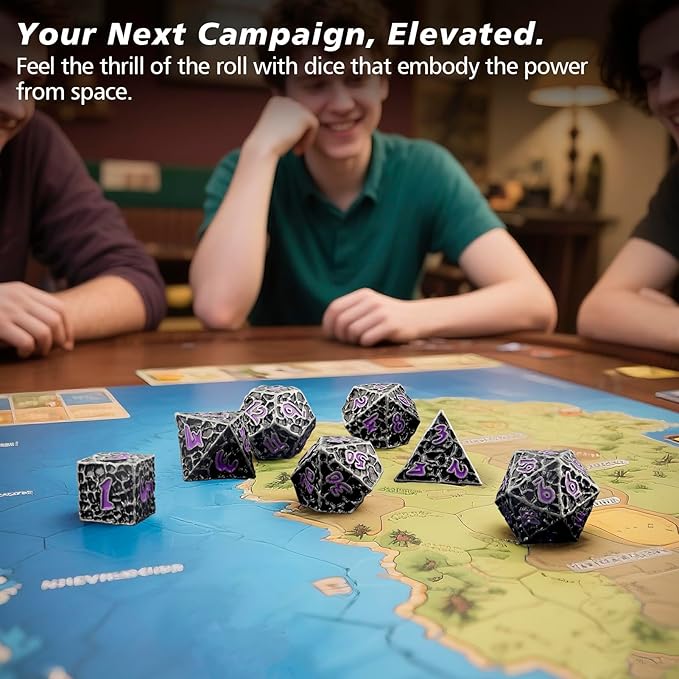 PJOY Metal Dice Set D&D for Dungeons and Dragons Dice - Image 7