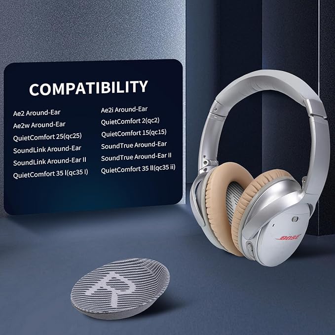 Ear Pads for Bose QC35: Durable Comfortable Noise Cancellation Replacement - Image 3