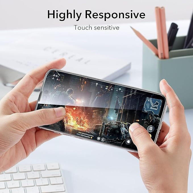 ESR 3 Pack for iPhone 14 Pro Max Screen Protector, Tempered Glass Film - Image 6