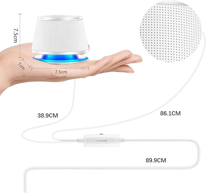 SW102 Computer Speakers, Deep Bass in Small Body, Stereo 2.0 USB Powered 3.5mm - Image 5