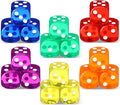 18 Pcs Casino Theme Party Dice Large Opaque Jumbo Acrylic D6 Dice by Seenelling