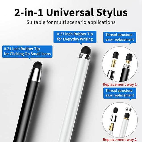 10 PCS Stylus, Stylus Pen for Touchscreen, Stylus 2-in-1 High Sensitivity & - Image 2