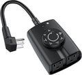 G-ELEK Outdoor Timer Outlet Waterproof, 24 Hour Outdoor Light Timer, Timers by G-ELEKDirect