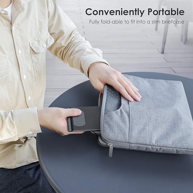 OMOTON Upgraded Adjustable Tablet Stand Holder, Heavy Duty Foldable Portable - Image 7