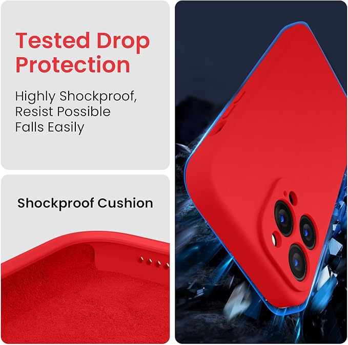 FireNova Designed for iPhone 13 Pro Case, Silicone Upgraded Phone Case with - Image 4