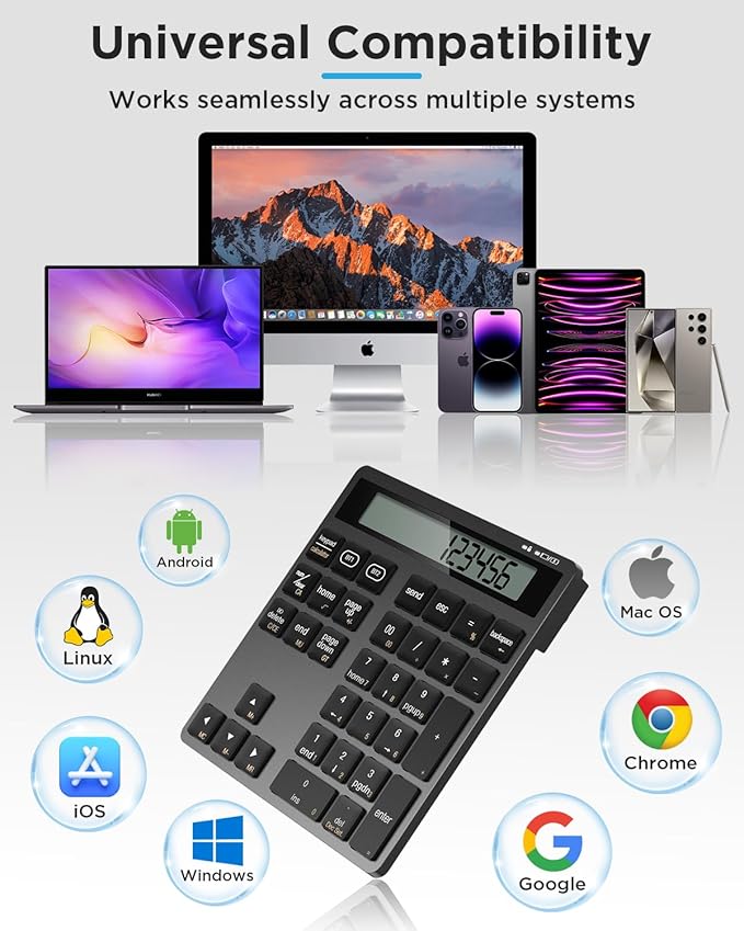 Rechargeable Wireless Number Pad - Image 3