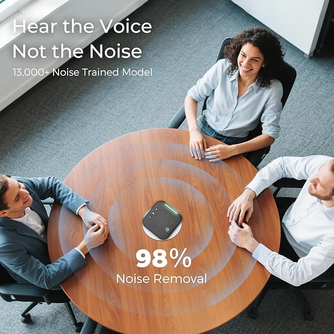 Conference Speaker and Microphone, USB C & Bluetooth Speakerphone - Image 4