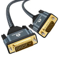 DVI to VGA Cable 10FT, Uni-Directional DVI-D to VGA Adapter Male to Male by Thsucords