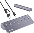 FIDECO Powered USB Hub, 7 Port 10Gbps Fast Data Hub by Unknown