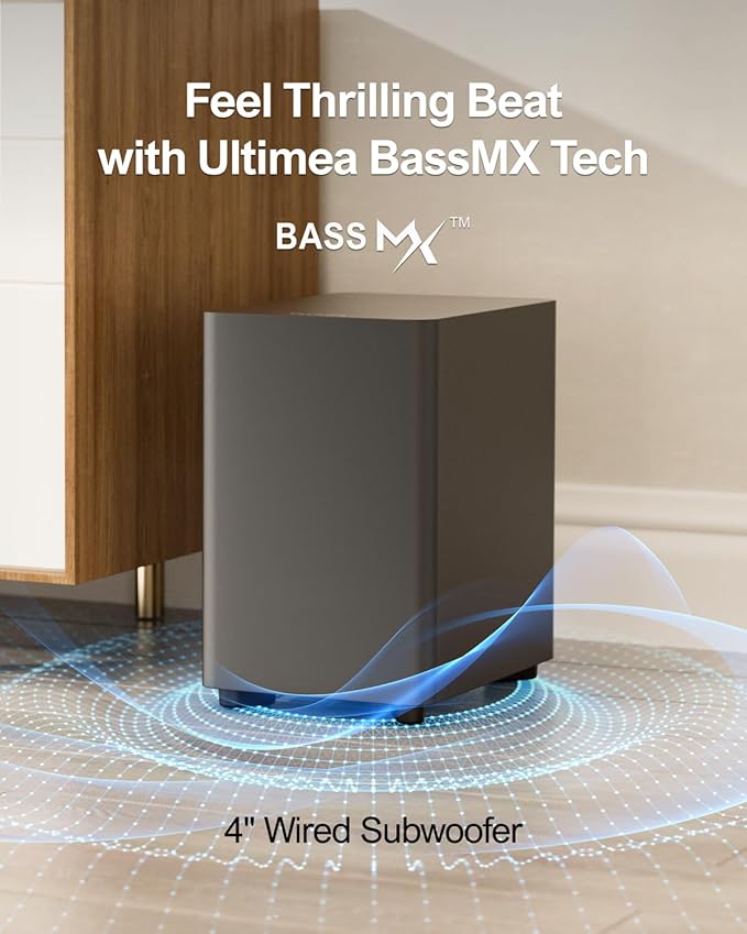 ULTIMEA 7.1ch Virtual Surround Sound Bar, Sound Bar - Image 8