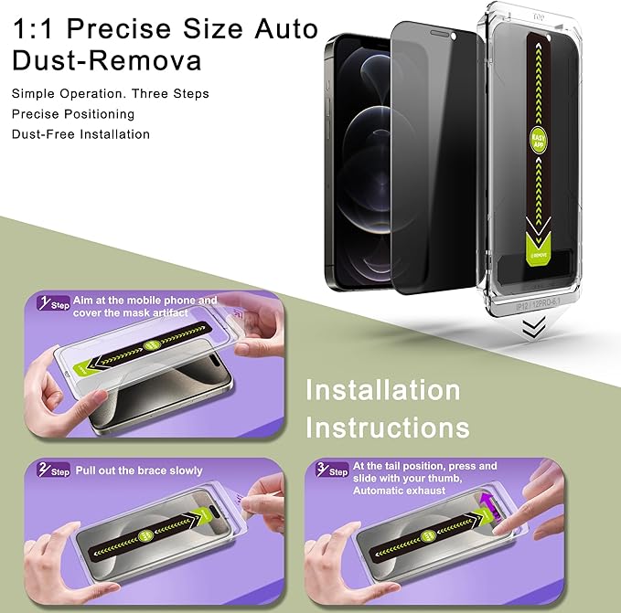 9H Tempered Glass, Full Coverage, Anti-Fingerprint, Auto Dust Removal, - Image 3