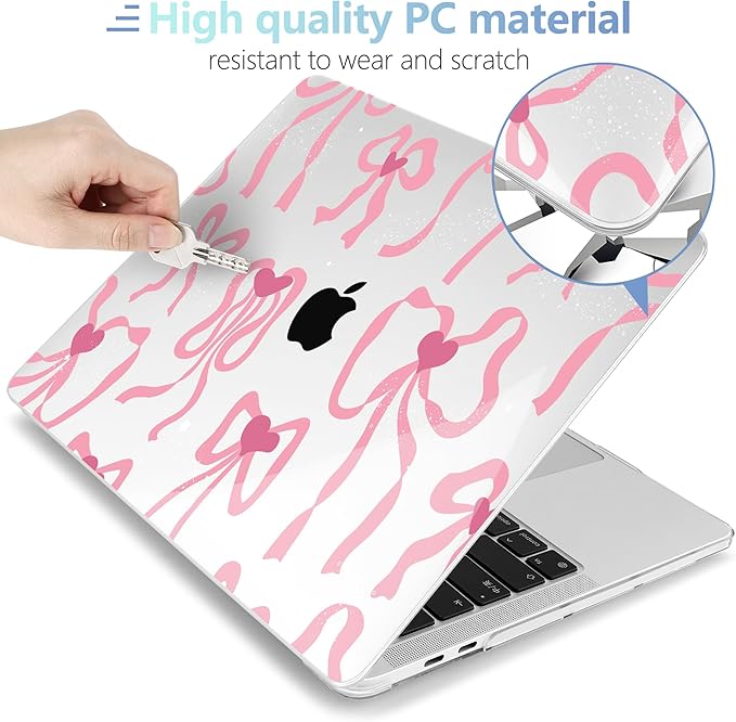 MEEgoodo Case for MacBook Pro 13 inch Case 2022 2021 2020 New A2338 M2/M1 A2251 - Image 3