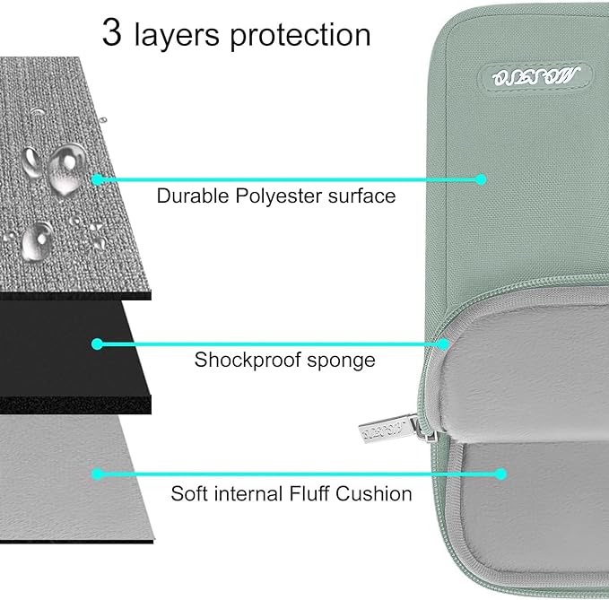 MOSISO Laptop Case 13.3 inch, 13-13.3 inch Laptop Sleeve Compatible - Image 4