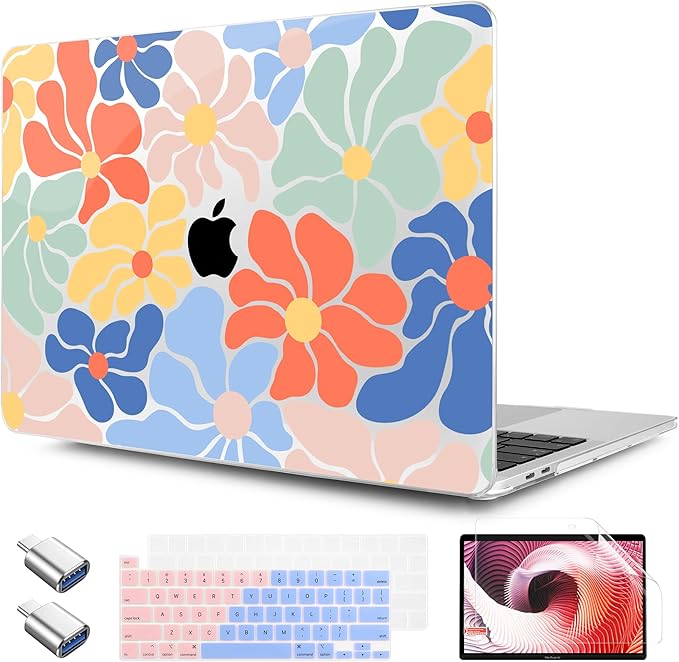 TWOLSKOO Compatible with MacBook Pro 13 inch Case 2023-2016 A2338 M2/M1 A2251 - Image 8