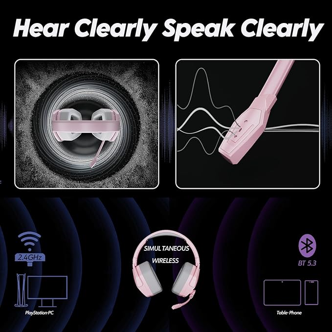 NUBWO G06 Dual Wireless Gaming Headset - Image 8