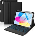 MoKo Touch Keyboard Case for iPad 11th Generation 11 inch 2025, iPad 10th by MoKo