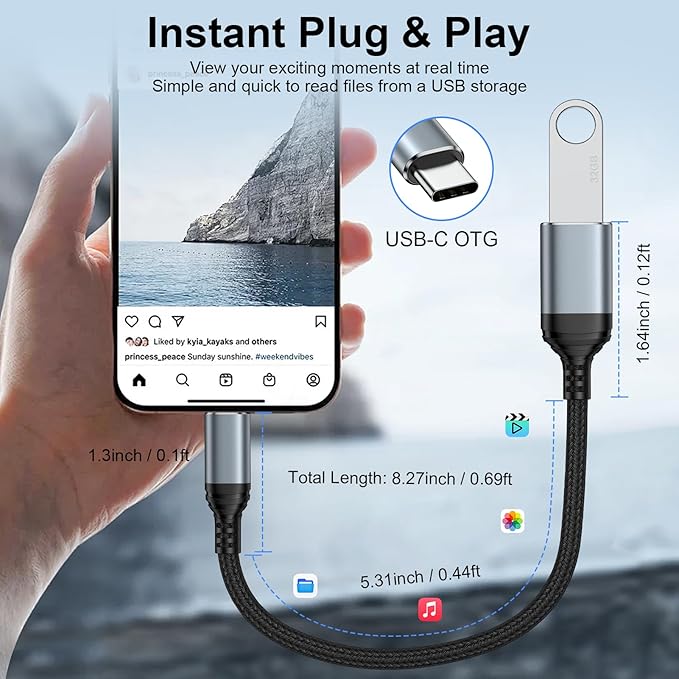 USB C to USB Adapter - Image 2