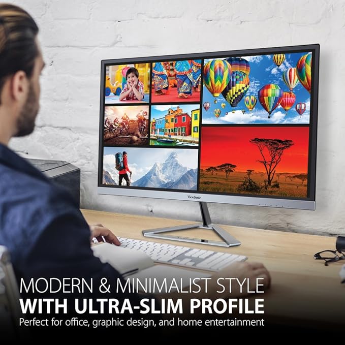 ViewSonic VX2476-SMHD 24 Inch 1080p IPS Monitor - Image 2