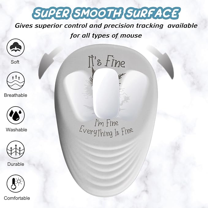 Mouse Pad, Ergonomic Mouse Pad - Image 3