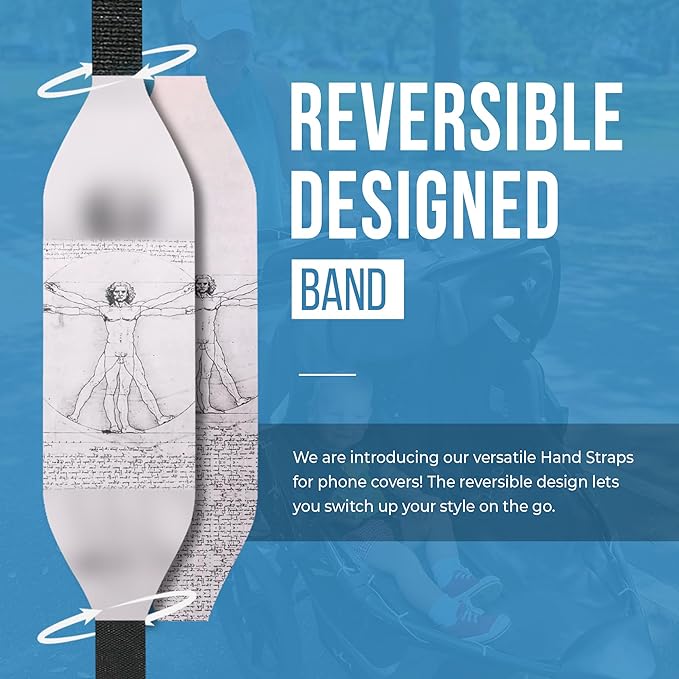 Customizable Universal Phone Grip Strap | Reversible Phone Hand Strap - Image 2