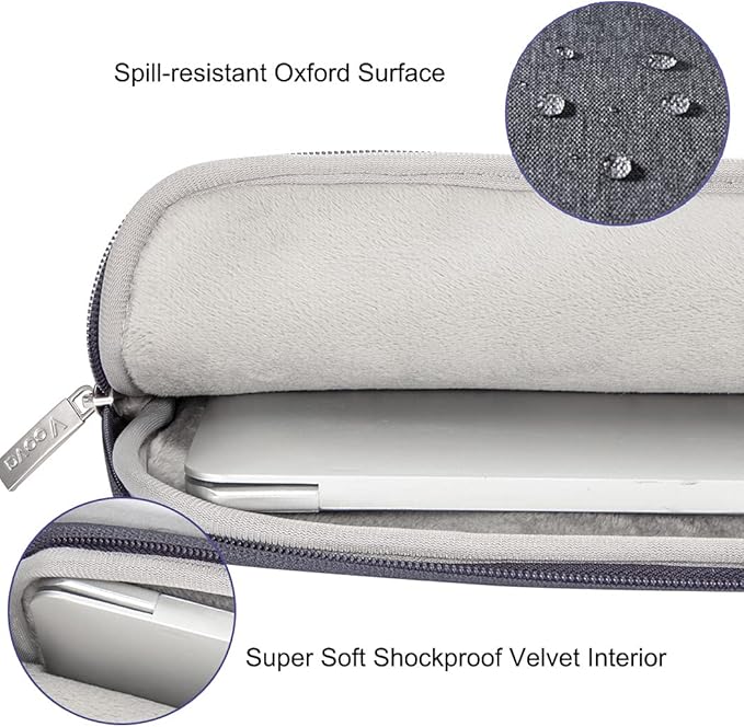 Voova Laptop Bag 13 14 Inch, Waterproof Computer Sleeve Carrying Case - Image 3