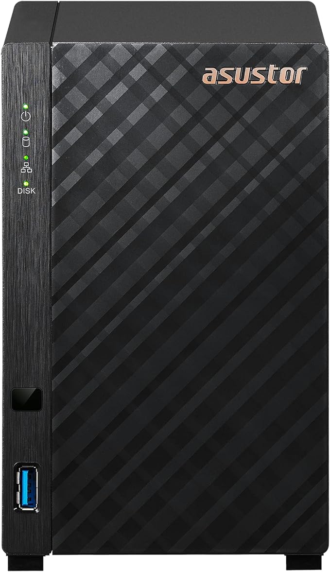 Asustor Drivestor 2 Lite AS1102TL, 2 Bay NAS, 1.7GHz Quad Core, 1GbE Port - Image 2
